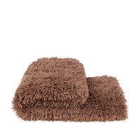 Zoeppritz Couverture en Fausse Fourrure Moelleuse volumineuse à Poils Longs 140 x 190 cm 840 fumée