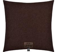 Zoeppritz housse de coussin Soft-Fleece couleur dark brown taille 50x50