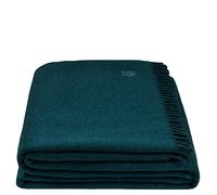 'zoeppritz since 1828' Couverture Must Relax - Couverture en Laine Vierge de qualité supérieure avec Franges - 130 x 190 cm - 790 Deep Pacific