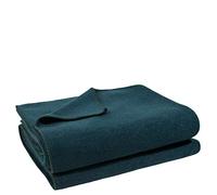 zoeppritz since 1828' Couverture Polaire Douce - Plaid Polaire avec Point de Crochet - Douillette - 220x240 cm - De, 795 Dark Ocean, 220 x 240 cm