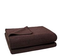 Zoeppritz Since 1828 Couvre-lit en Polyester et Viscose 880 Marron foncé 180 x 220 cm