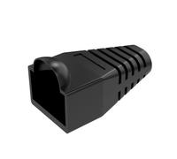 ZoeRax-Connecteur de câble réseau Ethernet,couvercle de prise,bottes d'instituts de traction,100 Pack,RJ45,CAT6,CAT6E,CAT5,CAT5E,OD 6.0mm - Type Black-50PCS