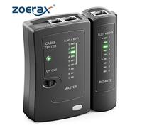 ZoeRax-Testeur de câble Ethernet, LAN RJ45 Cat5 Catinspectés Cat6 Cat6a Cat7 UTP/câble blindé et RJ11 RJ12 Blanc