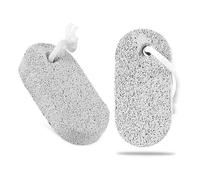 zoerbufan 2 Pièces Pierre Ponce Naturelle Pédicure Outil Soins Des Pieds Laveur Dur Peau Désactivant pour Enlever Les Callosités, la Peau Morte, et les Durillons, Soin Pied(Ovale)