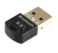 zoerbufan Adaptateur USB Bluetooth 5.3, Clé Bluetooth Dongle pour Windows 11/10 / 8.1/7, Supporte Casque, Souris, Manette, Clavier, Imprimantes, Pc, Smartphone, Tablette (Noir)