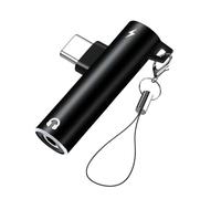 zoerbufan Adaptateur USB C Jack 3.5mm avec Charge Rapide PD, Prise Type C vers AUX 2 en 1 pour écouteurs, USB C Jack Compatible avec iPhone 16 15 Plus Pro Max iPad Galaxy S25 24 Ultra Pixel 9, USW.