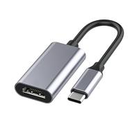 zoerbufan Adaptateur USB C vers HDMI 4K, Thunderbolt 3 vers HDMI Compatible avec iPhone 16 Pro/16 ProMax, MacBok Pro/Air, Pad Pro/Air, Galaxy S/Note, SurfacePro