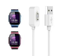 zoerbufan Câble de Charge USB Magnétique Compatible avec Xplora X5 / Xplora 4 / Xplora 5 Play, Remplacement de Câble de Charge USB Portable SmartWatch (Blanc)