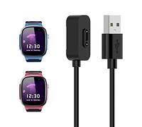 zoerbufan Câble de Charge USB Magnétique Compatible avec Xplora X5 / Xplora 4 / Xplora 5 Play, Remplacement de Câble de Charge USB Portable SmartWatch (Noir)