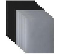 zoerbufan Papier de Verre [12 Pcs], 1000/1500/2000/3000/4000/5000 Grain Papier Abrasif Eau/Sec 280 x 210 mm Pour Polir Le Métal, Le Bois, Les Voitureshumide