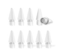 zoerbufan Pointes pour Apple Pencil, 10 pcs, Pro/USB-C, 1re/2e gén. | 10 pointes de rechange en POM haute sensibilité pour écrire, dessiner et prendre des notes sur iPad