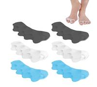 zoerbufan Separateur Orteil, 3 Paires Orthese Hallux Valgus, Ecarteur Orteil pour Hommes et Femmes Soulagement de la Douleur de Jour et Nuit, Correcteur d'orteil en Gel Soins de Pieds(3 Couleurs)