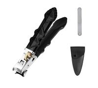 Zoerely Orthoclip - Zoerely Nail Clippers, Splash-Proof, 2025 Upgraded 180° Wide-Mouth Bite, Double Configuration of Oblique and Flat Mouth, for Thick Nails (B)