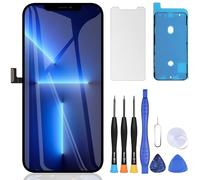 ZOETEC écran de Remplacement pour iPhone 13 Pro Max 6.7 Pouces LCD Full HD Retina COF 3D Touch écran Digitizer Assemblé avec Outils de réparation, adhésif étanche, Verre trempé