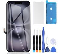 ZOETEC Écran de remplacement pour iPhone 16 6,1 pouces LCD Full HD Retina COF 3D écran tactile Digitizer Assemblée avec outils de réparation, adhésif étanche, verre trempé