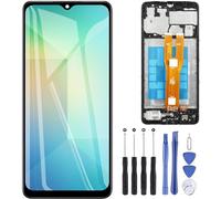 ZOETEC Écran de remplacement pour Samsung Galaxy A06 4G SM-A065F SM-A065F/DS SM-A065M SM-A065M/DS LCD Display Touch Screen Digitizer Assemblée complète avec cadre, kit d'outils de réparation