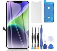 ZOETEC Écran pour iPhone 14 Plus Remplacement d’écran 6,7" LCD Full HD Retina COF Écran Tactile Digitizer Assemblage avec Outils de réparation, adhésif étanche, Verre trempé