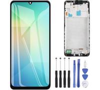 ZOETEC Remplacement d'écran pour Samsung Galaxy A16 4G SM-A165F, 165F/DSB, A165F/DS, A165M, A165M/DS Écran LCD tactile digitaliseur complet avec cadre, kit d'outils de réparation