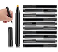 ZoeTekway 10 pièces stylos testeurs de billets de banque,détecteur de stylo testeur de billets de banque,stylo testeur de faux billets de banque,testeur de stylo de billet de banque(noir,13 cm)