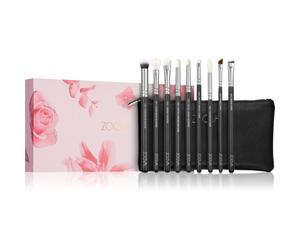 ZOEVA It's All About The Eyes Brush Set Kit de pinceaux avec pochette 1 pcs
