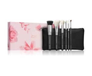 ZOEVA The Essential Brush Set Kit de pinceaux avec pochette 1 pcs