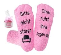 ZoeWei Cadeaux pour femmes, cadeau d'anniversaire pour grand-mère avec inscription en allemand « Bitte nicht stören Oma ruht ihre Augen aus Lustige Geschenke für Frauen sinnvolle Geschenke für Oma »,