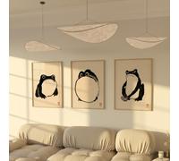 ZoeyAustin® Poster Set 3x Affiches Double Face | Sans Cadre | Tableau Décoration Murale | Affiche Murale Moderne pour Salon, Chambre, Bureau | Poster Mural Art (30cm x 42cm, grenouilles Hoji)