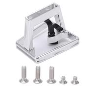 Zoeyilan Adaptateur de Support Avant de vélo Pliant en Aluminium Base de Montage en Alliage Robuste, léger pour Dahon Motocross (Argent)