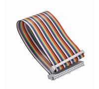 Zoeyilan Câble de Ruban GPIO Femelle à la Femelle, câble Adaptateur Arc-en-Ciel 40pin, Fils de Cavalier à Pain pour Banane Pi, framborable 2 3