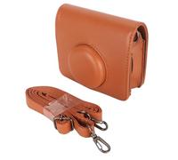 Zoeyilan Étui de Safety pour Appareil Photo Hybride numérique instantané Mini Evo, Insta X Mini Evo en Cuir PU, Appareil Photo instantané Mini Evo avec bandoulière Amovible (Braun)