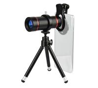 Zoeyilan Kit de téléobjectif 18X pour téléphone avec Mini Clip de Montage pour trépied, Chiffon de Nettoyage pour randonnée, Camping, Observation de la Faune, Jeu de Sport sur la Lune,