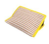 Zoeyilan Oreiller de Morsure de Chien, cale de Morsure de Chien, Jouet de remorqueur de cale de Jute Portable avec 3 poignées Confortables pour Chien Jeunes Chiens Chiot Jouant à