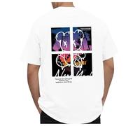 Zofedap Tee Shirt Homme Oversize Manches Courtes Ours Imprimé T-Shirt Col Rond Cool Hip Hop Hauts Y2K Vintage Été Streetwear Shirt Vêtements - New York，Life is A Hurry，Dont Miss The Sunset