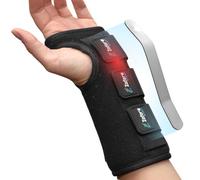 Zofore Attelle Orthèse de Poignet pour Canal Carpien avec Tige de Support en Métal - Soulage la Douleur Arthrose et Tendinite - Réduit le temps de Récupération - Homme et Femme - Main Gauche (S/M)