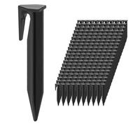 Zofory 200 Pièces Piquet Fil Robot Tondeuse, Piquets De Fixation Pour Câbles Périphériques, Crochets de Terre en Plastique, Câble de Délimitation, Crochet pour Robot Tondeuse
