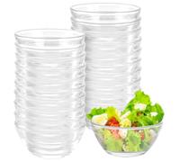ZOFUN Lot de 20 bols à sauce en verre - Diamètre : 6 cm - 30 ml - Pour sauce soja, sushis - Pour confiture