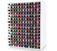 ZOFUN Organiseur de Bureau Rangement Feutre Acrylique 180, Rangement Marqueur Alcool 180 avec Compartiments Réglables, 35x13x27.5cm pour Ohuhu Feutres Alcools, Maison/Bureau/École