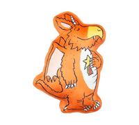 Zog Coussin en Forme Officiel | Ultra Doux, réversible 2 Faces | Design Stars | Coussin en Forme de Dragon, Parfait pour Chambre ou Salon | 40 x 40 cm | Orange