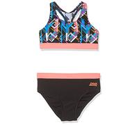 Zoggs Bikini 2 pièces pour Fille Shimmer Muscle XS Multicolore/Noir.