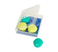 Zoggs Bouchons d'oreille en silicone turquoise/jaune