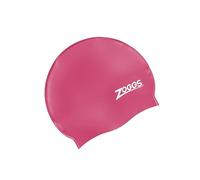 Zoggs Silicone Cap Bonnet de Bain Unisex Adult, Pink, Taille Unique
