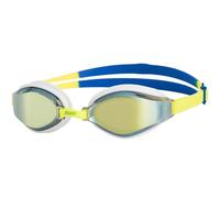 Lunettes de natation Zoggs Endura Max Titanium jaune bleu avec verres miroir jaune