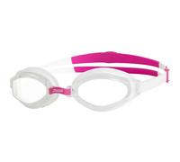 Lunettes de natation Zoggs Endura Max blanc rose avec verres transparents