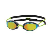 Zoggs Fusion Air Titanium Black Lime Mirror Gold Unisexe, Noir/Vert Citron/doré Miroir, Taille Unique