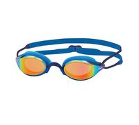 Lunettes de natation Zoggs Fusion Air Titanium bleu avec verres à effet miroir bleu