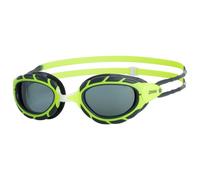 Lunettes de natation Zoggs Predator noir jaune avec verres transparents gris junior