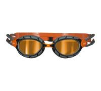 Zoggs Lunettes de natation Predator Pol Ultra – Noir/Orange – Verres polarisés orange – M