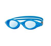 Zoggs Lunettes de natation pour enfant Panorama Junior avec protection UV, vision large et anti-buée (6-14 ans) Bleu/gris/bleu teinté