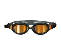 Zoggs Lunettes de natation Predator Flex Titanium orange/noir verres miroir orange M