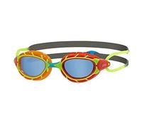 Zoggs Lunettes de Natation Unisexe Youth Predator Junior Orange & Red/Grey & Green/Tint 6-14 Ans